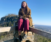 CAS Corps member Isabella McMillan is a junior from Mount Airy majoring in both philosophy and religious studies. Photo submitted